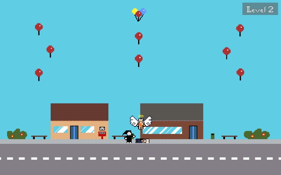 Introductiescherm van Ascending Ascension, waar de hoofdrolspeler net overleden is